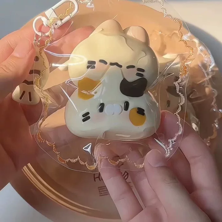 Calico Kitten Squishy Stress Toy with Ultra-Soft Slow Rising Squeeze 🐱✨