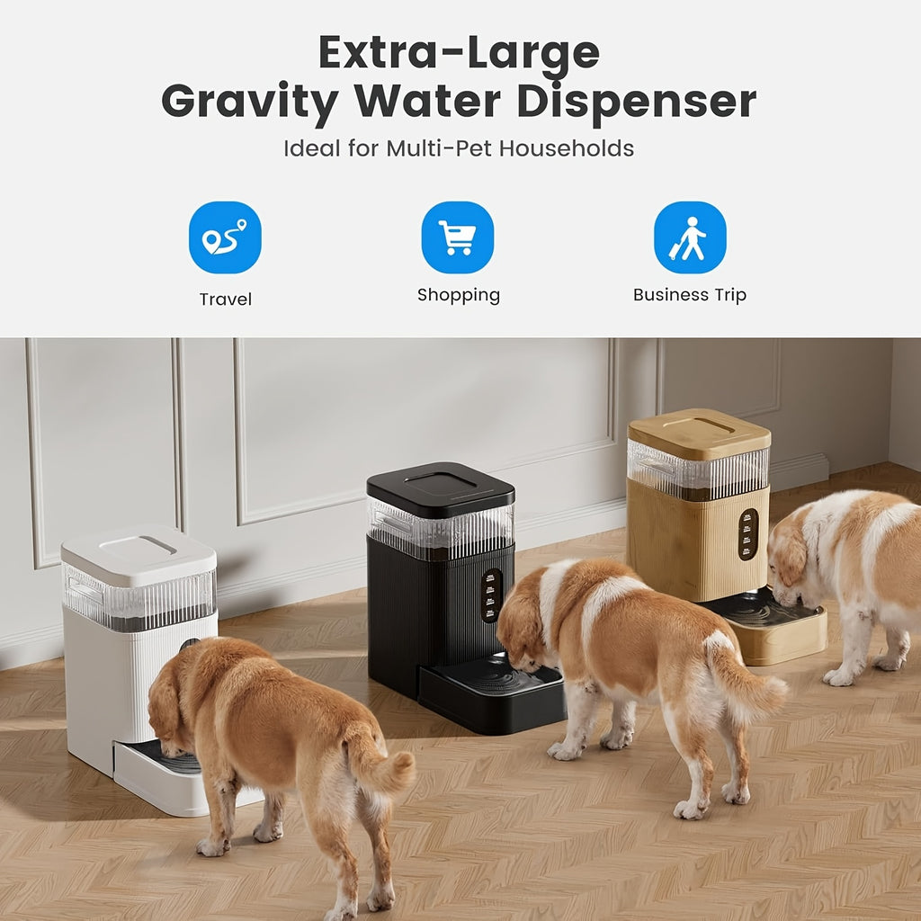 Nomipaw Automatic Dog Water Dispenser 2.25gal Gravity Waterer No Battery No Power