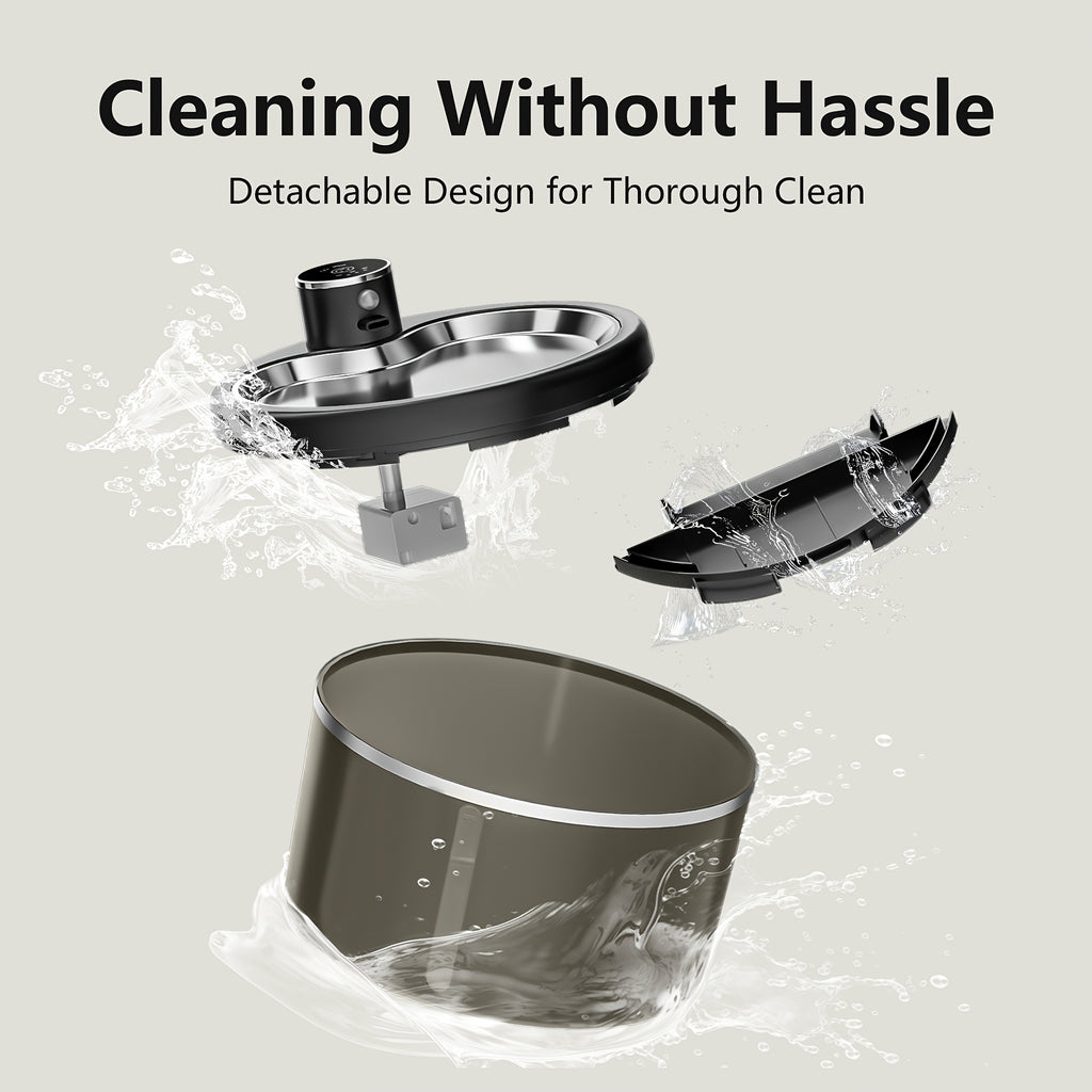 3L Wireless Cat Water Dispenser • Motion Sensor • USB Rechargeable • Large Capacity • Suitable for Indoor