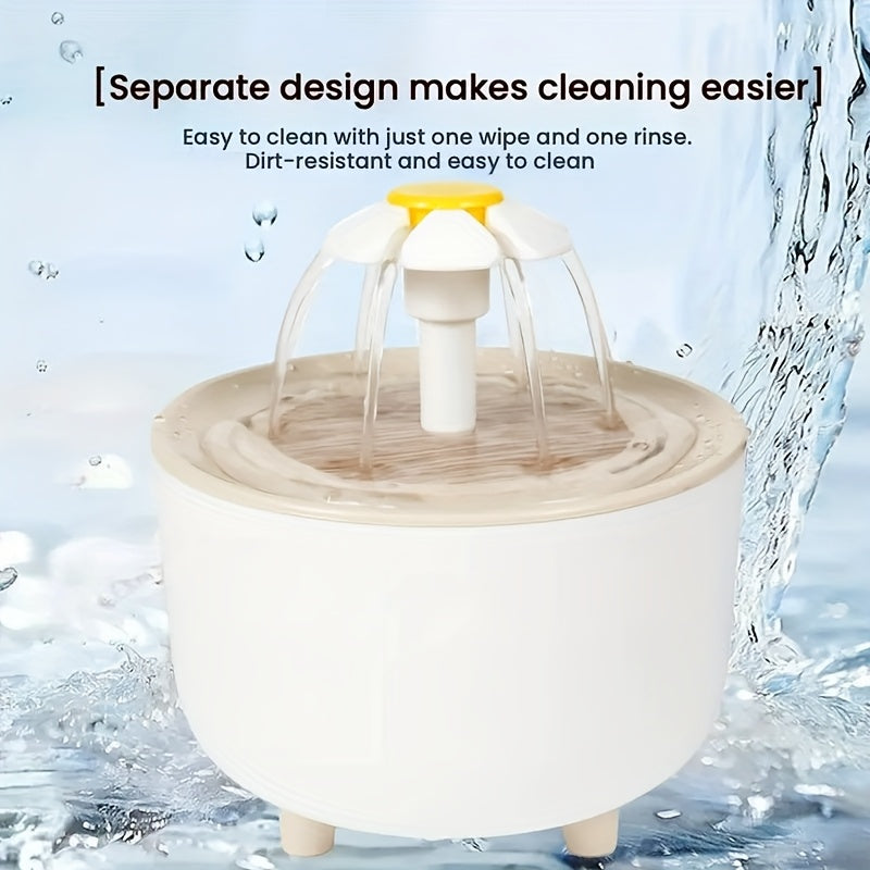 1pc\u002F3pcs Ultra Quiet Cat Water Fountain | 50.72oz Transparent Pet Drinking Fountain with One Pump