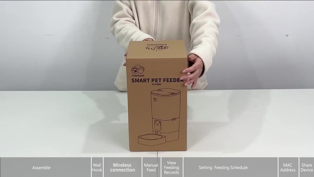 Automatic Cat Feeder, 5G WiFi support: Automatic Dog Feeder Large Breed with 1.85gal Dog Food Storage Container