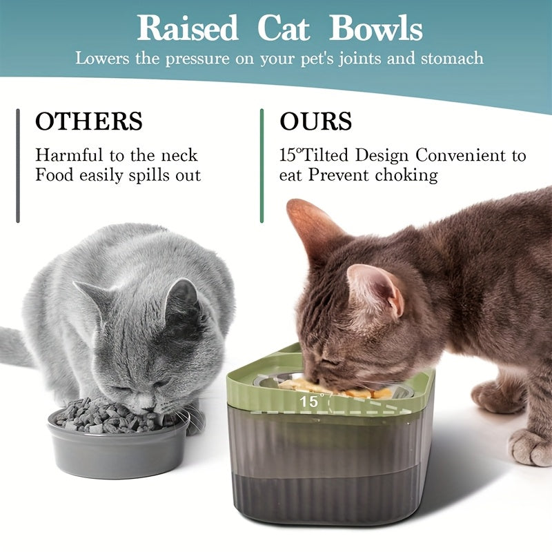 Cat Fountain\u002F1 Water Dispenser with Stainless Steel Bowl\u002F3L Automatic Pet Waterer