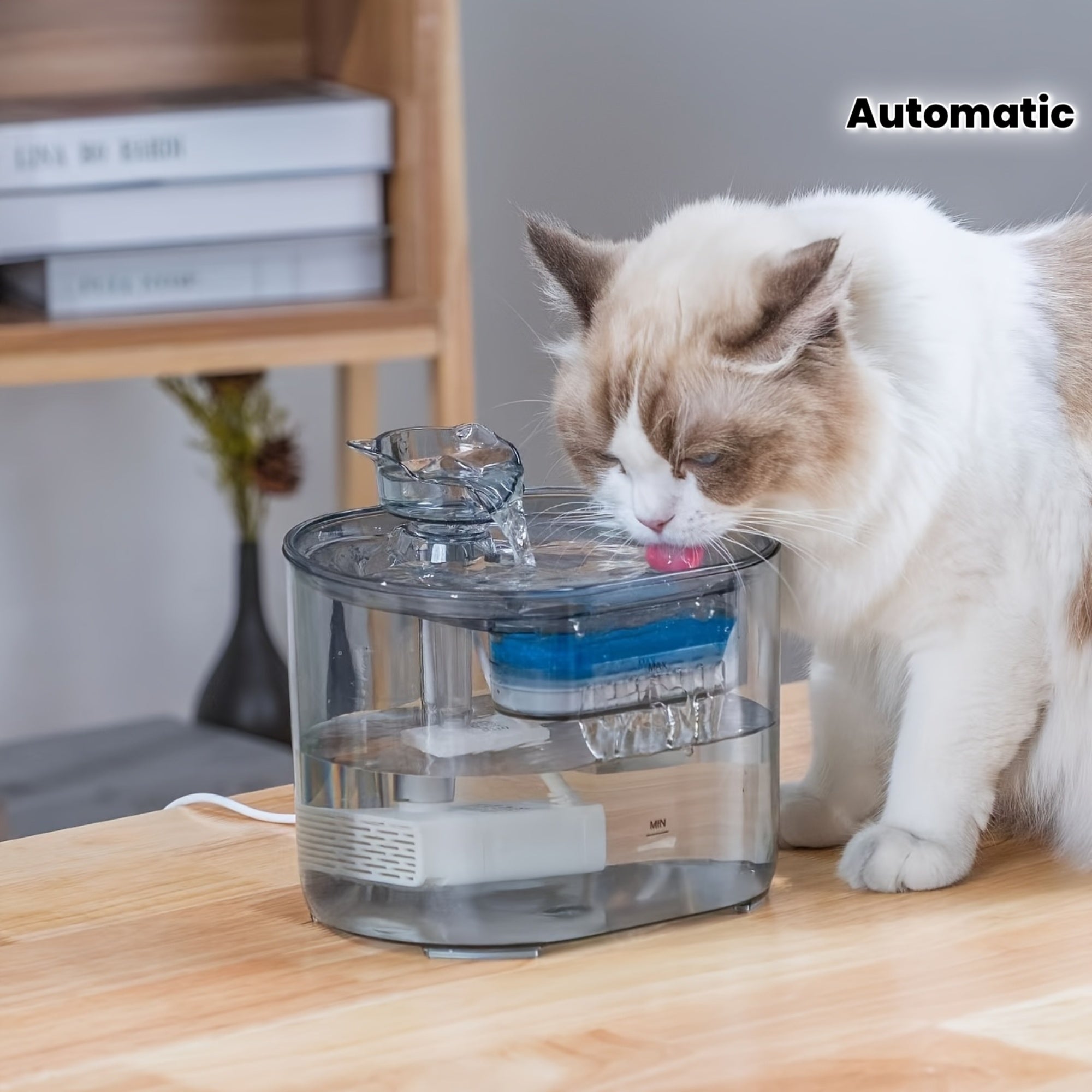 Automatic Pet Fountain 2.2L Automatic Pet Water Fountain | 74.39oz Cat Dog Bowl