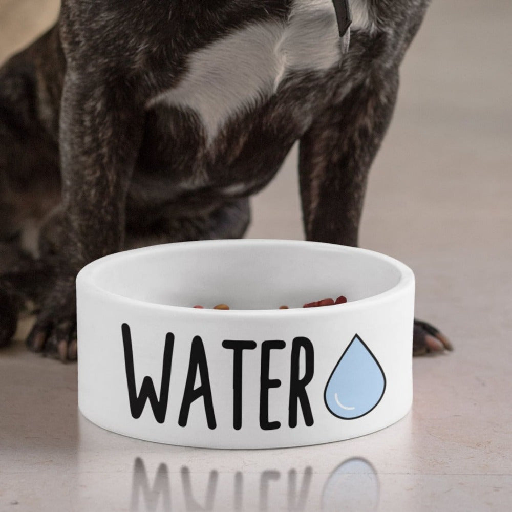 Custom Ceramic Dog Bowl, Personalized Dog Food Bowl with Name, Dog Food \u002F Water Bowls