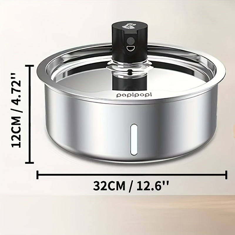 8L\u002F272oz Stainless Steel Pet Water Dispenser | Includes 3