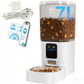 Automatic Cat Feeder, 5G WiFi support: Automatic Dog Feeder Large Breed with 1.85gal Dog Food Storage Container