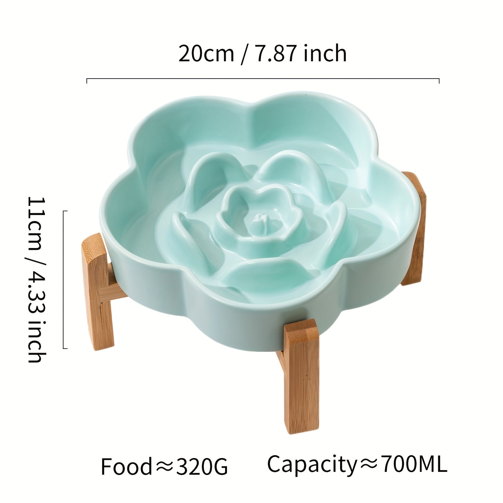 Porcelain Slow Food Bowl Dog Bowl Anti-Choking Medium and Large Dogs Dog Food Basin Cat Bowl