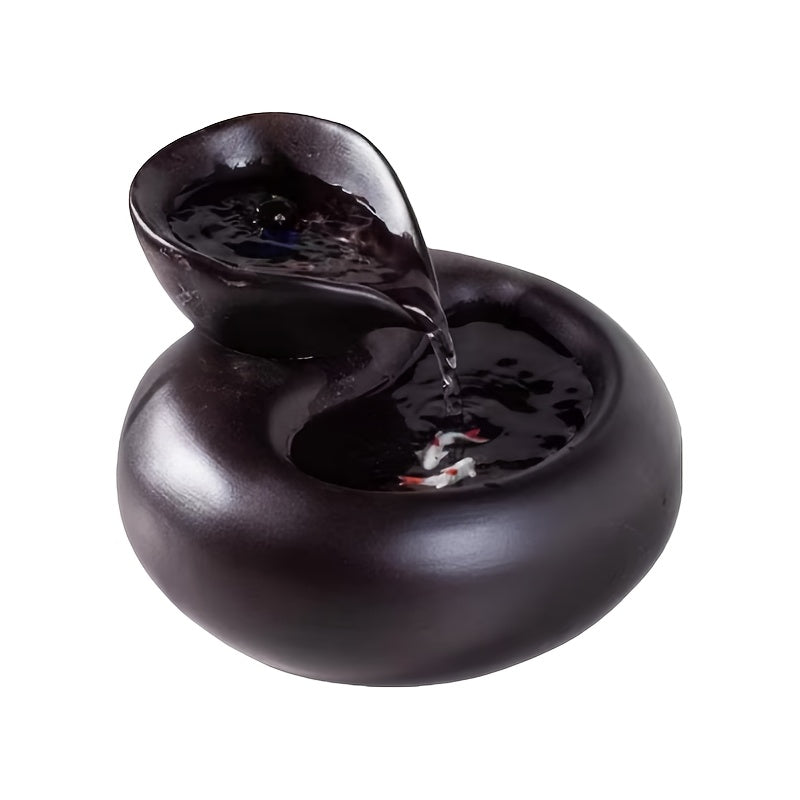 1pc Cat Water Fountain, Odor-free, Made of Clean and Hygienic Ceramic Material