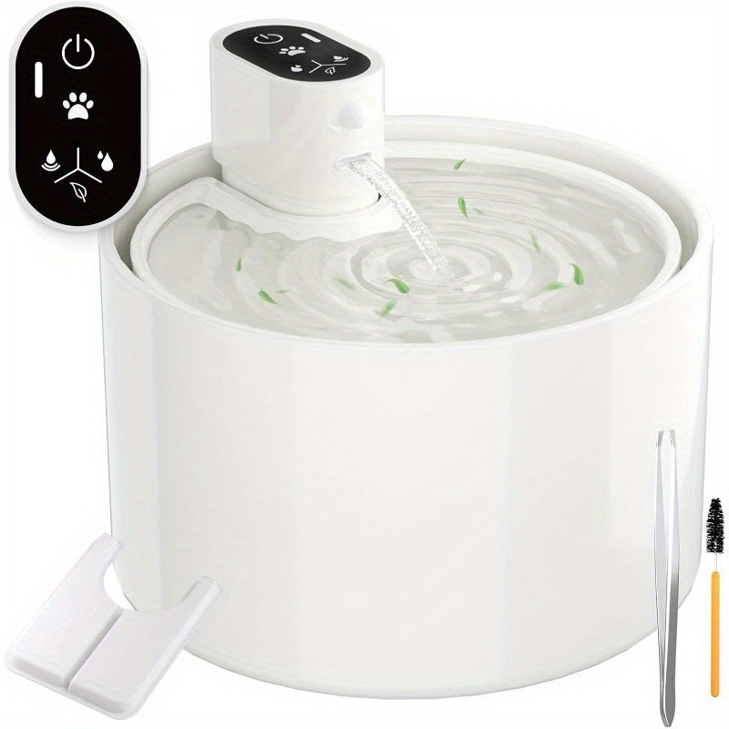 Automatic Ceramic Cat & Dog Water Fountain with Ultra-Quiet Pump