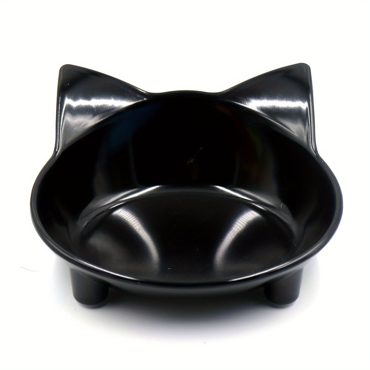 1- Personalized cat bowl, non-slip cat bowl, cute cat-shaped feeding bowl