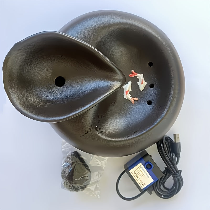 1pc Cat Water Fountain, Odor-free, Made of Clean and Hygienic Ceramic Material