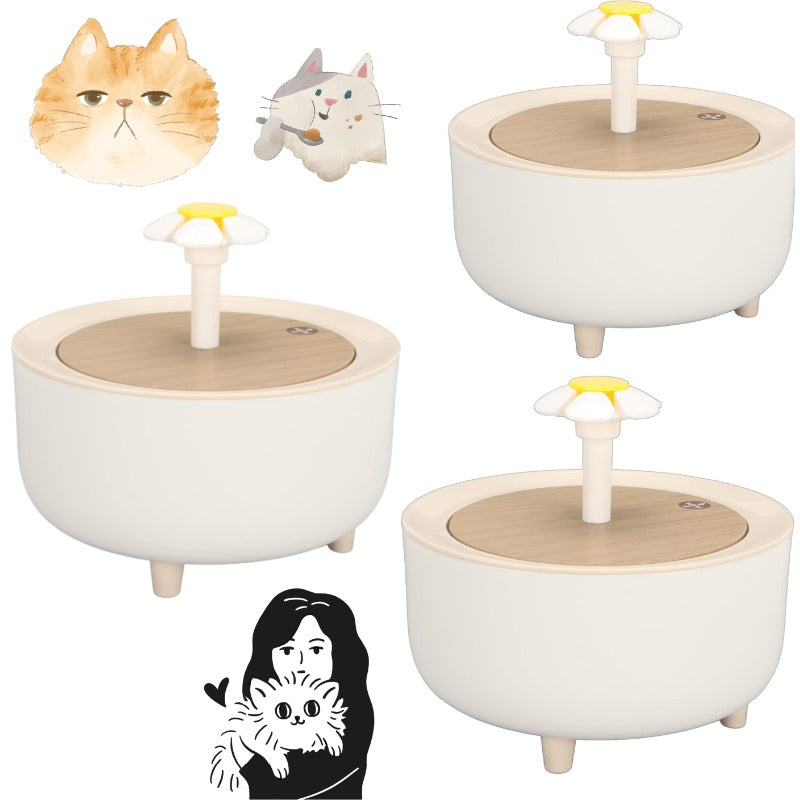 1pc\u002F3pcs Ultra Quiet Cat Water Fountain | 50.72oz Transparent Pet Drinking Fountain with One Pump