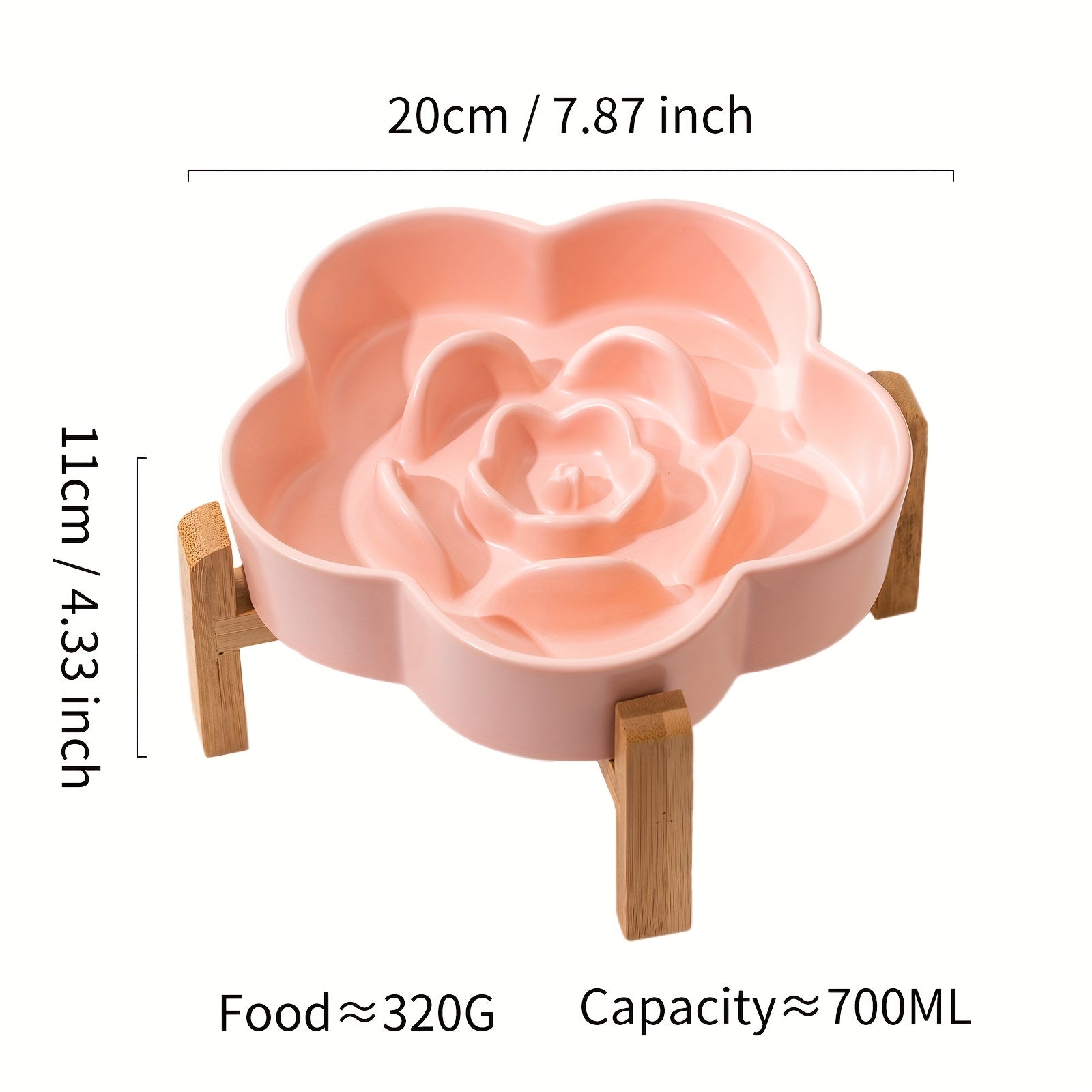 Porcelain Slow Food Bowl Dog Bowl Anti-Choking Medium and Large Dogs Dog Food Basin Cat Bowl