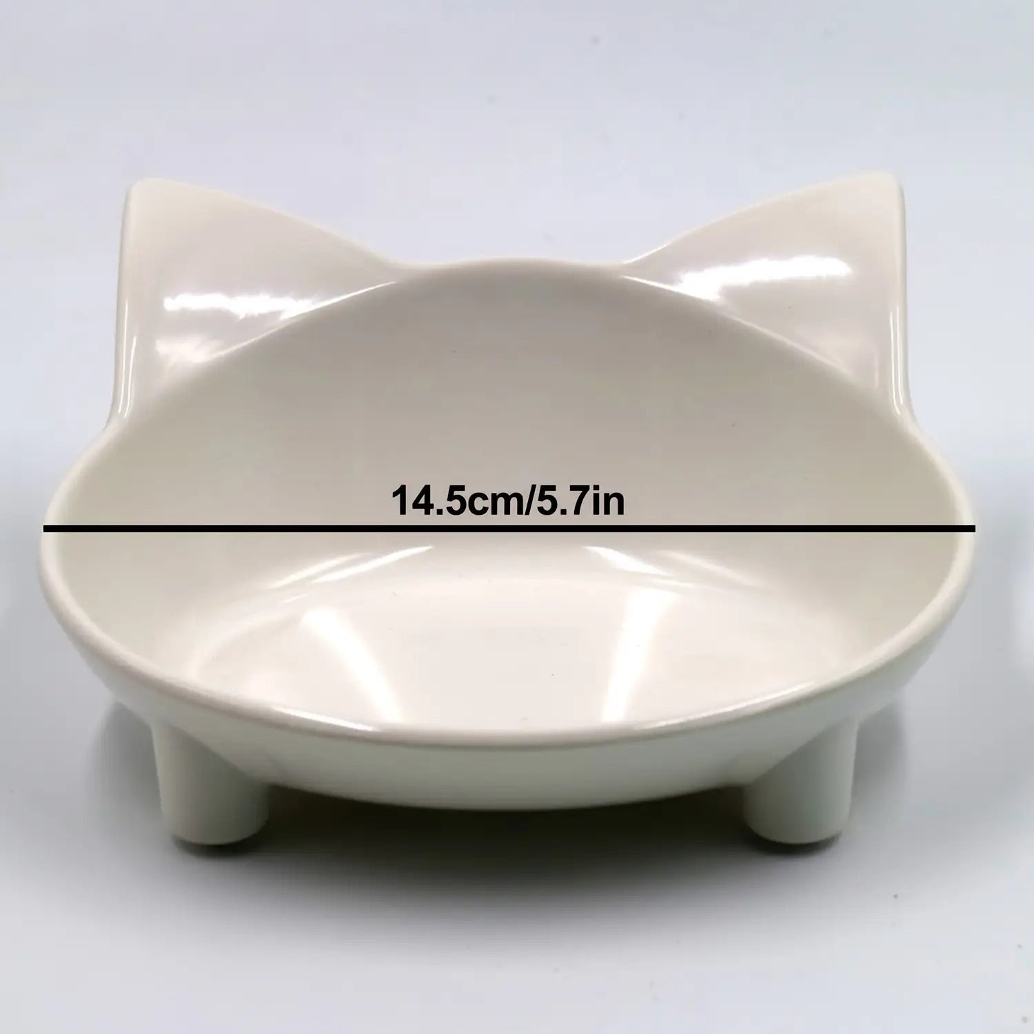 1- Personalized cat bowl, non-slip cat bowl, cute cat-shaped feeding bowl