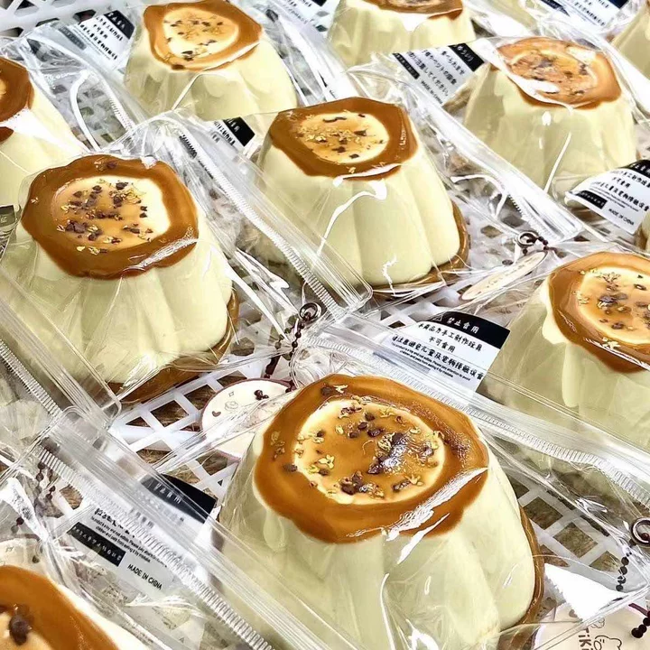 Caramel Pudding Cake Squishy Stress Toy with Slow-Rising Soft Squeeze 🍮✨